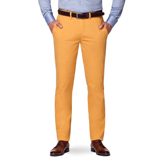 Spodnie męskie żółte Lancerto 