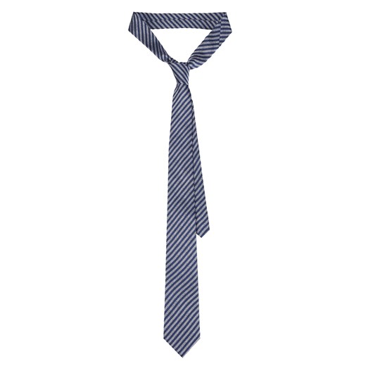 Krawat Lancerto niebieski w paski 