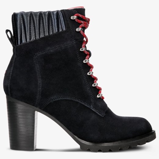 TOMMY HILFIGER BASIC HIKING HEELED BOOT SUEDE