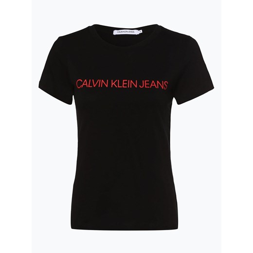 Bluzka damska Calvin Klein z krótkimi rękawami w stylu młodzieżowym 
