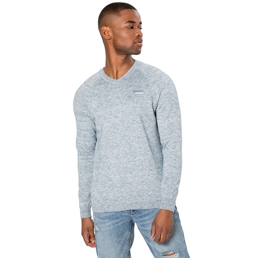 Sweter męski Superdry bez wzorów bawełniany casualowy 