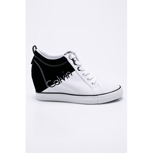 Białe sneakersy damskie Calvin Klein 