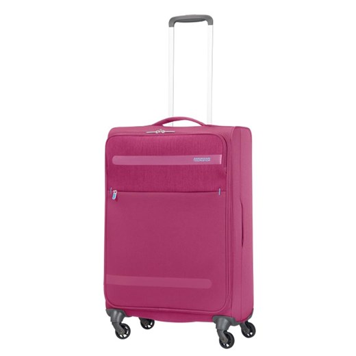Średnia walizka SAMSONITE AT HEROLITE 80435 Różowa
