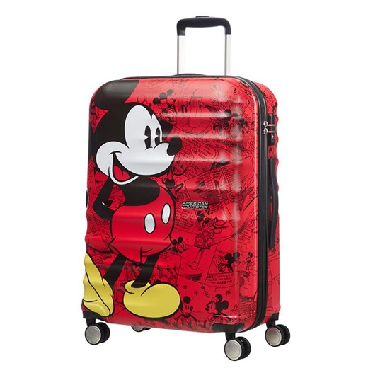 Średnia walizka SAMSONITE AT MICKEY COMICS RED 85670 Czerwona