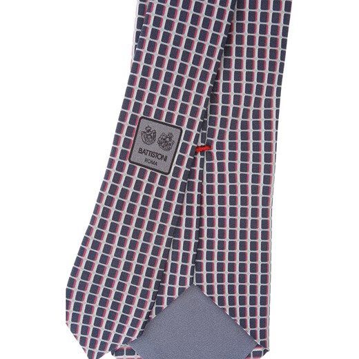 Krawat Battistoni w abstrakcyjnym wzorze 