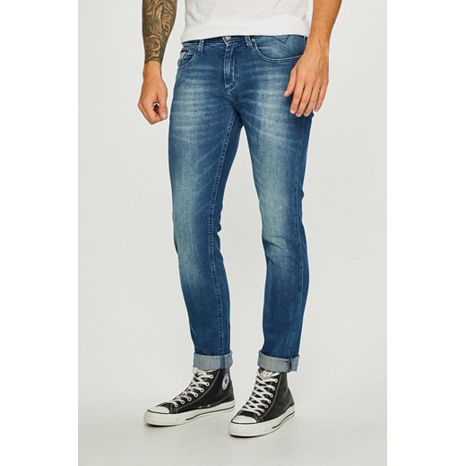 Jeansy męskie niebieskie Tommy Jeans casual z jeansu 