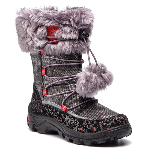 Buty zimowe dziecięce wielokolorowe Bartek śniegowce wiązane 