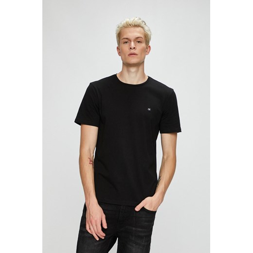 T-shirt męski Calvin Klein z krótkimi rękawami bez wzorów 