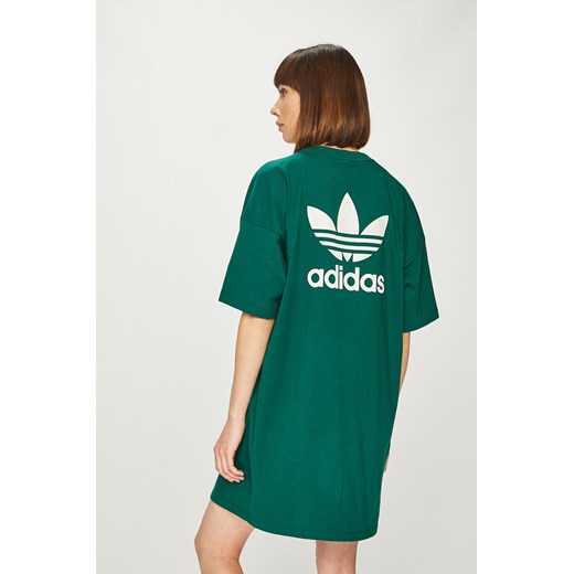 Sukienka Adidas Originals zielona 