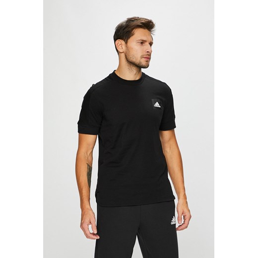 Czarna koszulka sportowa Adidas Performance 