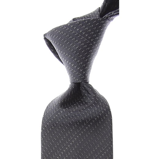 Granatowy krawat Lanvin 