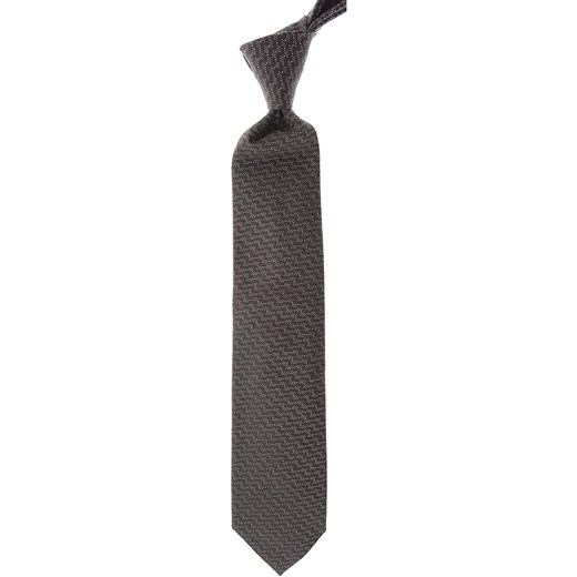 Krawat Tom Ford brązowy bez wzorów 