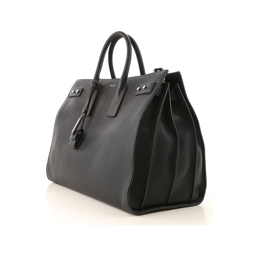 Yves Saint Laurent Torba typu Tote Na Wyprzedaży, Czarny, Skóra, 2019 Yves Saint Laurent One Size okazyjna cena RAFFAELLO NETWORK