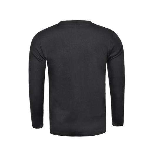 Bluza męska longsleeve N01L - czarna