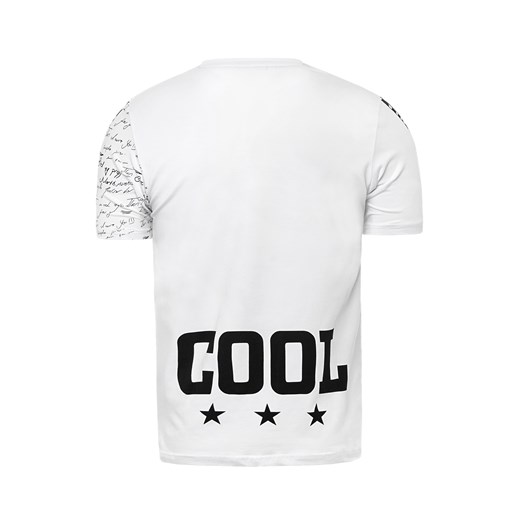Męska koszulka t-shirt ripro16-1448 - biała