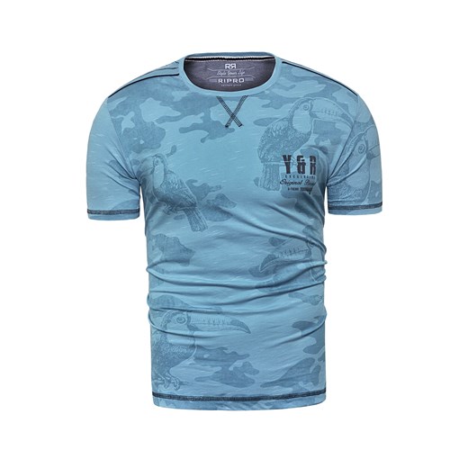 Wyprzedaż koszulka t-shirt ripro17-2172 - niebieska