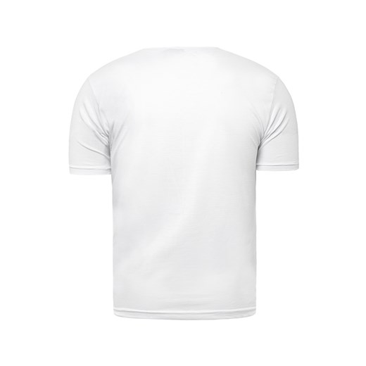 Męska koszulka t-shirt cest839 - biała