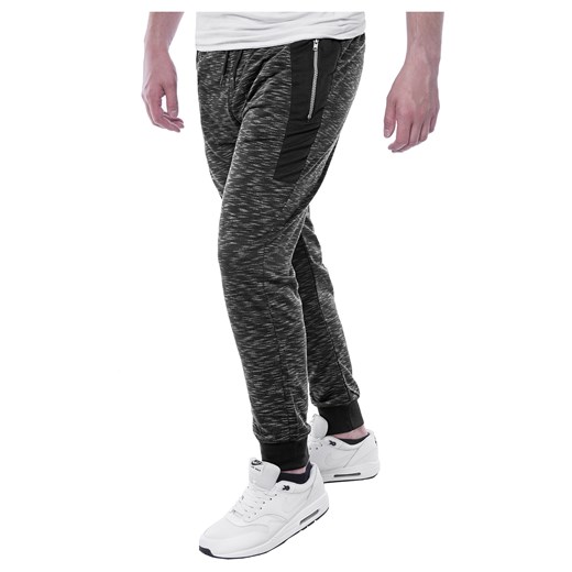 Spodnie joggery dresowe NQE8079 - czarna