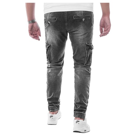 Spodnie męskie jeansowe 1327 - czarne