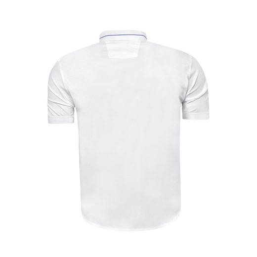Koszula męska krótki rękaw rs11 - biała