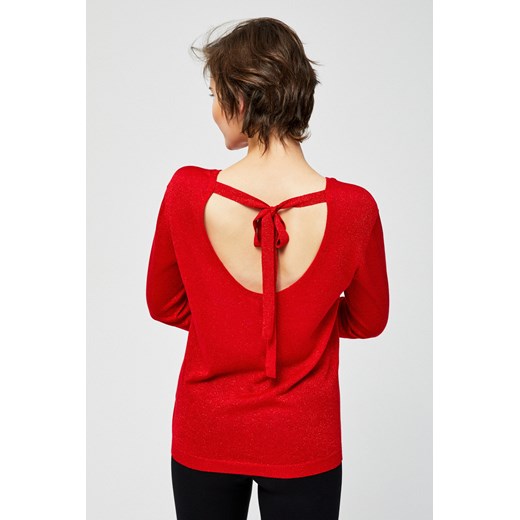 Sweter damski czerwony 