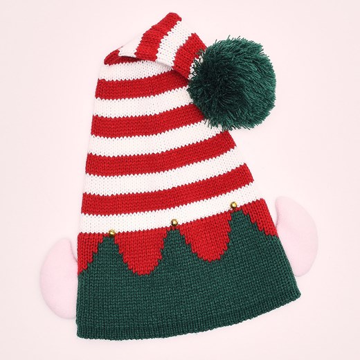 Cropp - Świąteczna czapka - Czerwony  Cropp One Size 