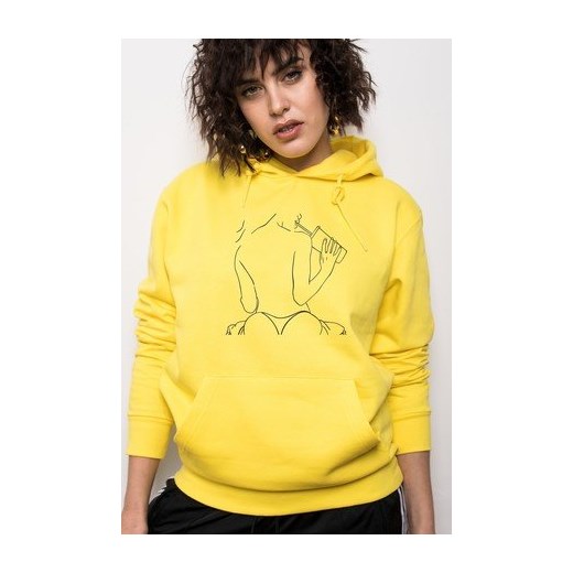 no shame yellow hoodie