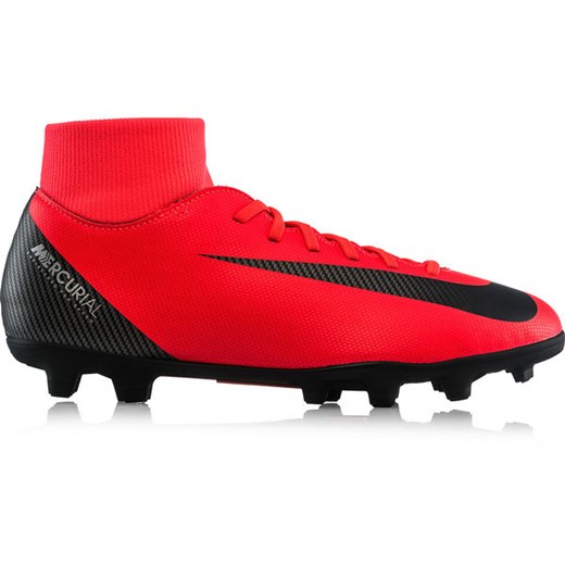 Buty piłkarskie korki Mercurial SuperflyX VI Club CR7 FG/MG Nike (czerwone) Nike  44 1/2 SPORT-SHOP.pl wyprzedaż 