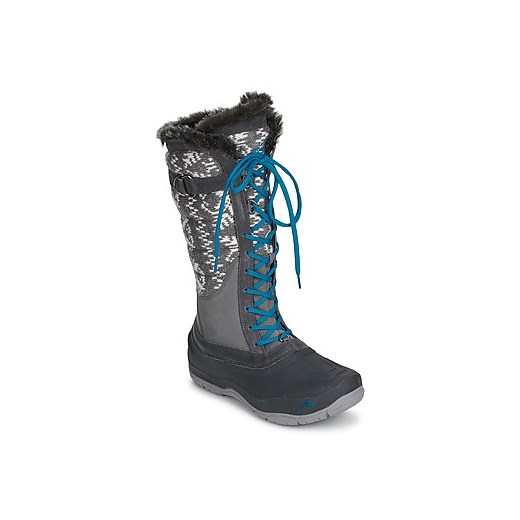 The North Face  Śniegowce W SHELLISTA LACE LUXE KNIT spartoo turkusowy Buty