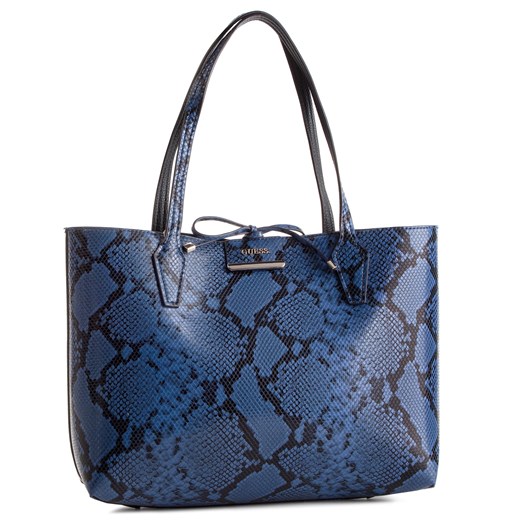Shopper bag Guess niebieska casual 
