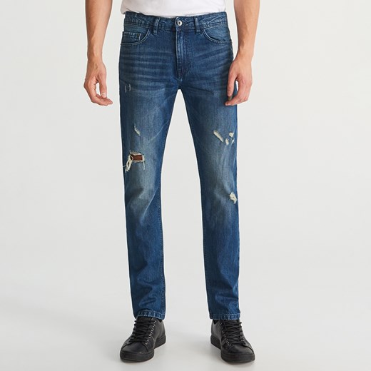 Jeansy męskie Reserved jeansowe 