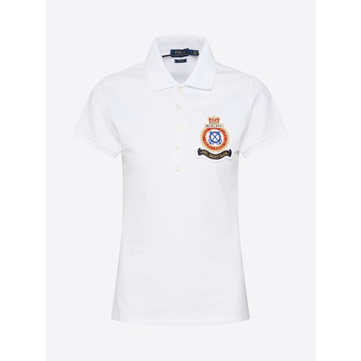 Bluzka damska Polo Ralph Lauren biała z jerseyu 