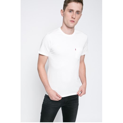 T-shirt męski biały Levis casual 