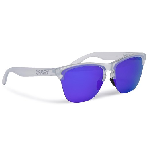 Okulary przeciwsłoneczne OAKLEY - Frogskins Lite OO9374-0363 Matte Clear/Violet Iridium