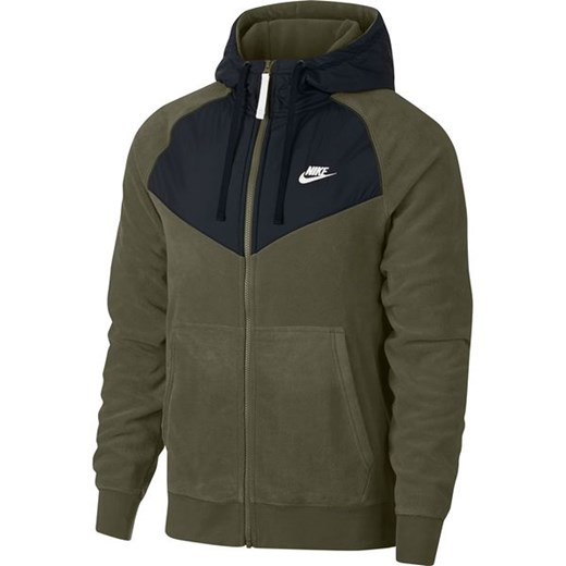 Bluza męska Sportswear Hoodie Windrunner Nike (khaki) Nike  M SPORT-SHOP.pl okazyjna cena 
