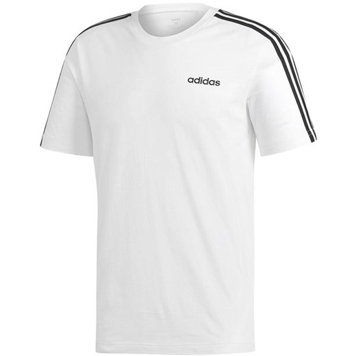 Biały t-shirt męski Adidas z krótkimi rękawami 