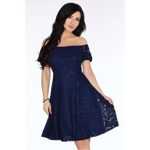 Merribel sukienka niebieska mini 