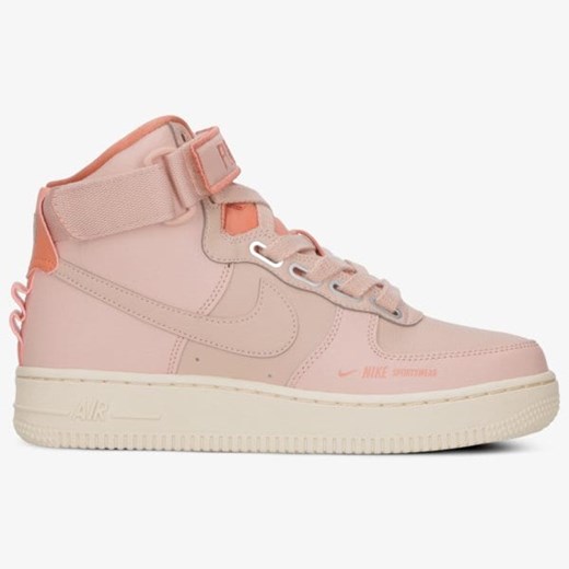 Buty sportowe damskie Nike sneakersy różowe bez wzorów1 sznurowane 