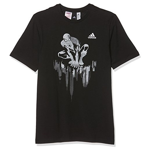 Adidas spidey w City T-shirty-zbiorniki-dzieci – Black, 176