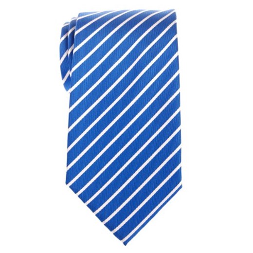 Premia tkany krawat Regiment paski paski 8 cm – w różnych kolorach -  jeden rozmiar