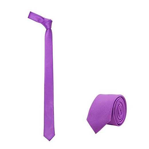 jnjstella męskie krawat radykalnie cienkie 2 ", kolor: liliowy