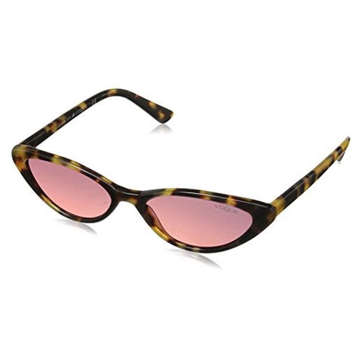 Okulary przeciwsłoneczne Vogue VO 5237s by Gigi ghajn hadid Blonde Havana/Pink Violet tekst cieniowany okulary damskie