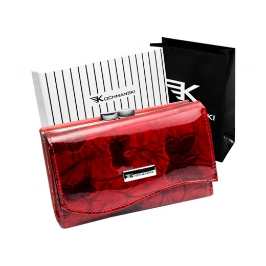 Kochmanski Studio Kreacji® portfel damski czerwony elegancki 