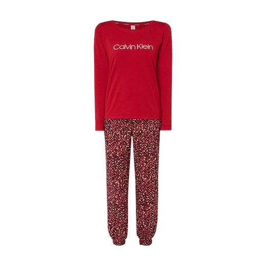 Piżama Calvin Klein Underwear czerwona 