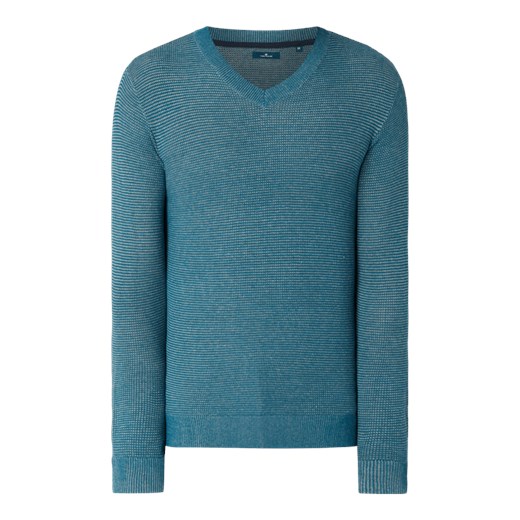 Sweter męski Tom Tailor niebieski zimowy 