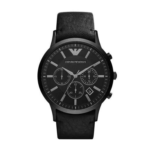 Czarny zegarek Emporio Armani 