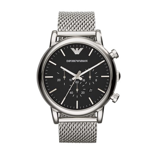 Srebrny zegarek Emporio Armani analogowy 