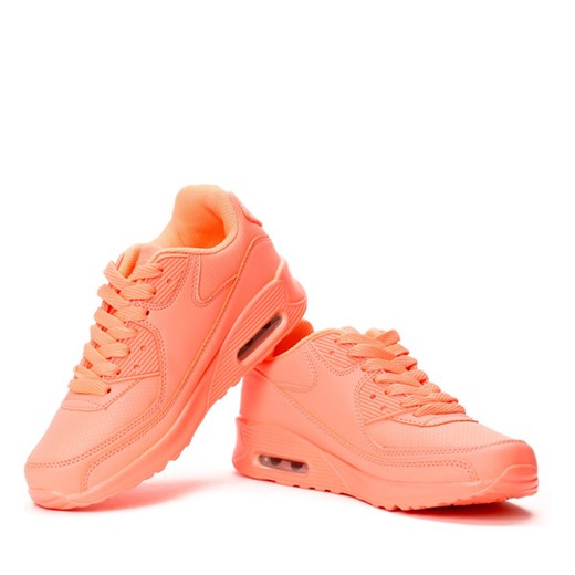Neonowo-pomarańczowe sportowe buty Kimora- Obuwie