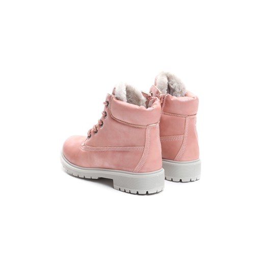 Buty zimowe dziecięce Born2be różowe na zimę 