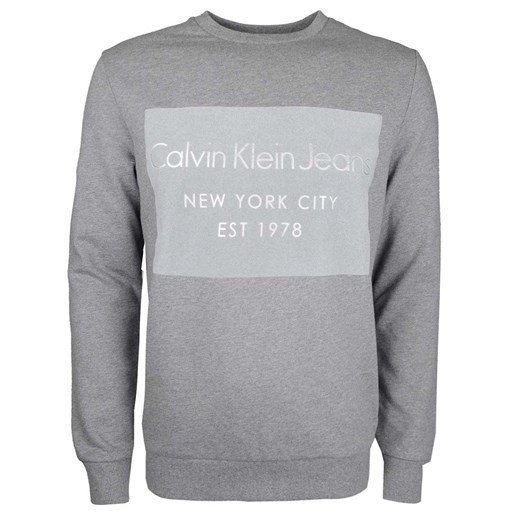 Bluza męska Calvin Klein z napisami na jesień w stylu młodzieżowym 